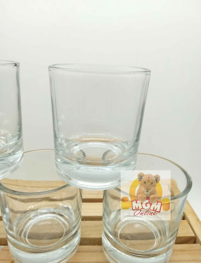 Gelas Sloki / Shot Glass / Gelas Wine Mini / Obat / Jamu / Lilin 80ML - Image 3