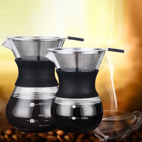 400ml Chemex v60 drip decanter with silicon grip pour over Coffee 2185 - Image 5