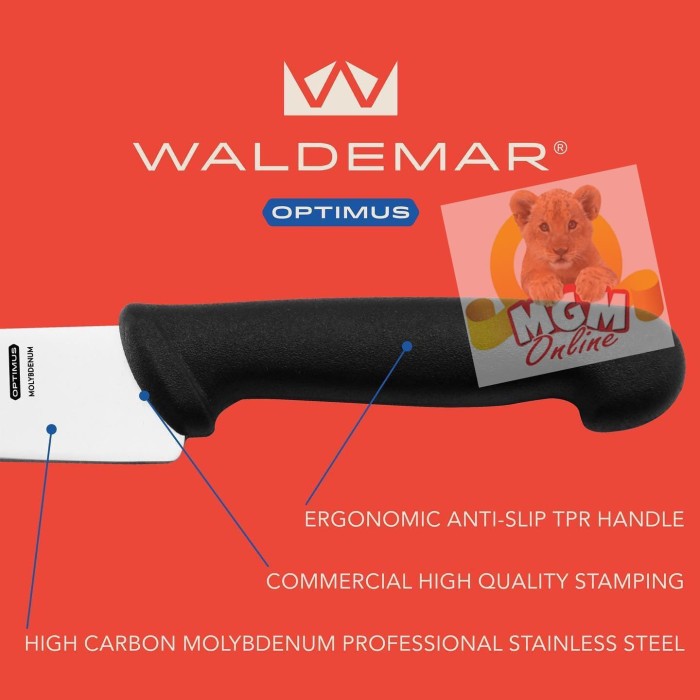 Waldemar Chefs knife 12inch - Pisau Dapur 30cm Optimus ORIGINAL - Image 3