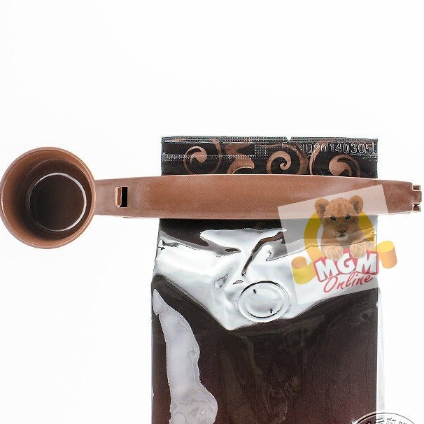 FOOD CLIP Sendok takar kopi dengan clip coffee measuring spoon 2in1 - Image 2