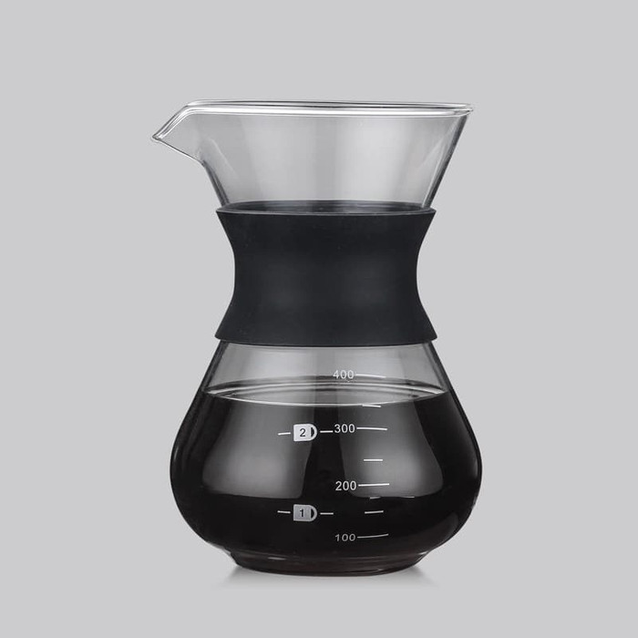 400ml Chemex v60 drip decanter with silicon grip pour over Coffee 2185 - Image 2