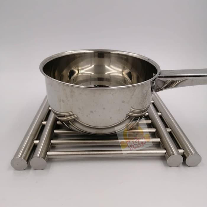 ALAS panci stainless 20x37CM extendable coaster alas panas meja 2708 - Image 4