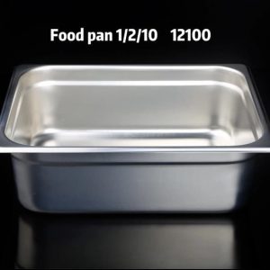 Food pan prasmanan Stainless ukuran 1/2 tinggi 10CM / Wadah Stainless