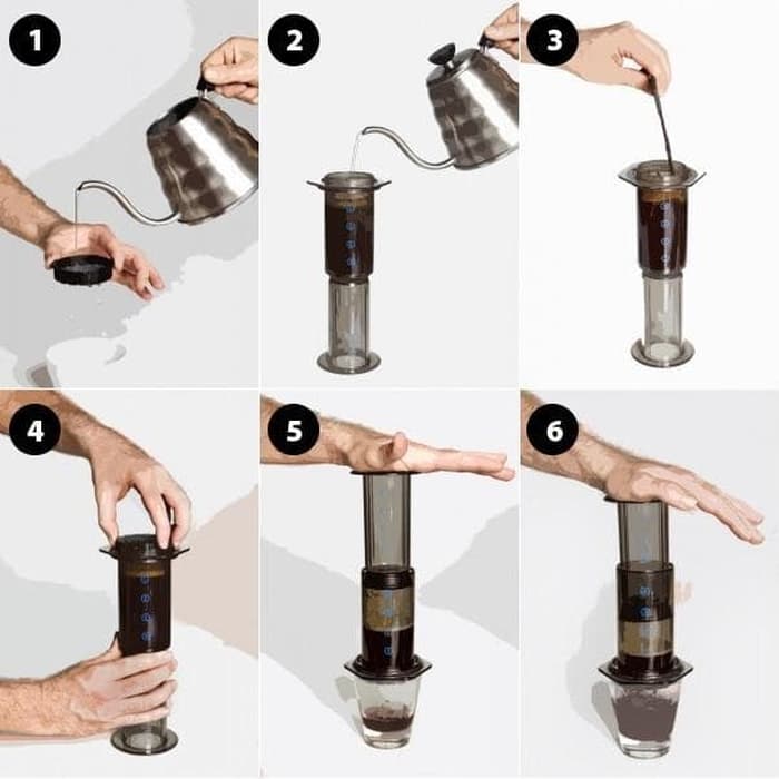 Aeropress Coffee Maker 1-4 Cups pembuat kopi terbaik dan termudah - Image 5