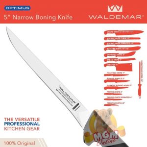 Waldemar narrow boning knife 5inch - Pisau tulang 13cm Optimus ORIGINAL