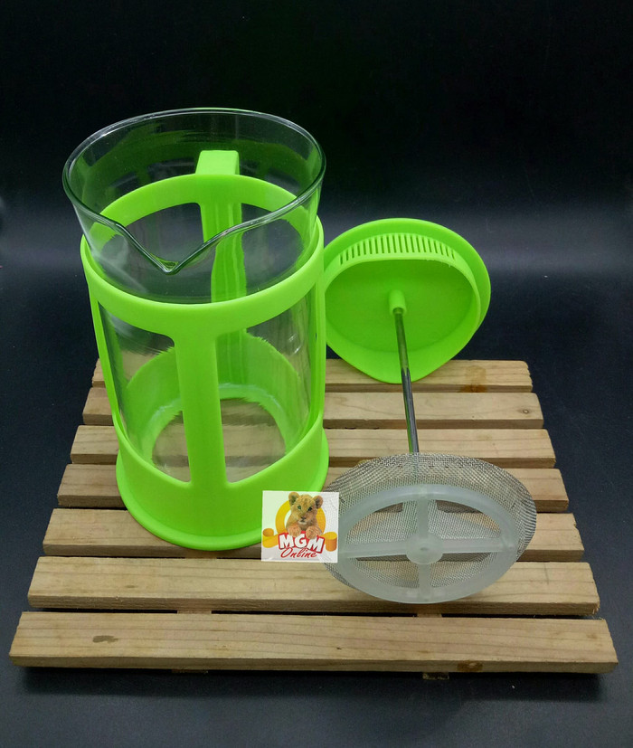 Coffee Plunger 1000ml French Press 1L Tutup Plastik / Saringan Kopi - Image 5