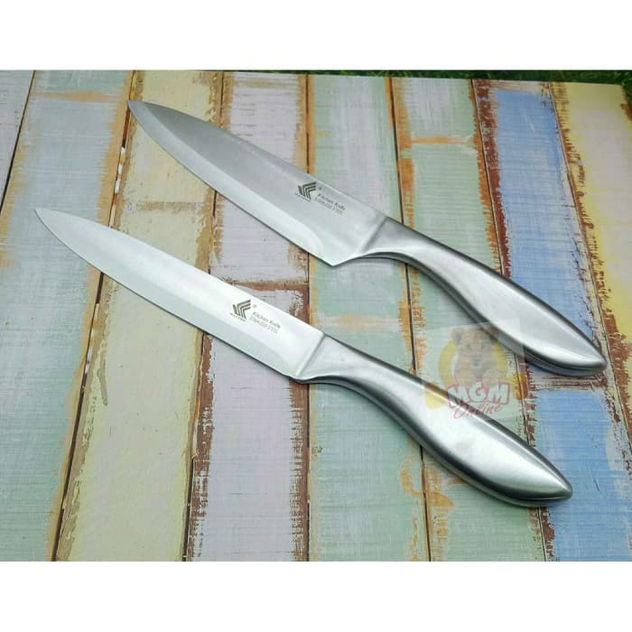 FULL STAINLESS Pisau Dapur 3.5inch Paring Knife Tebal FULL stainless - Image 3