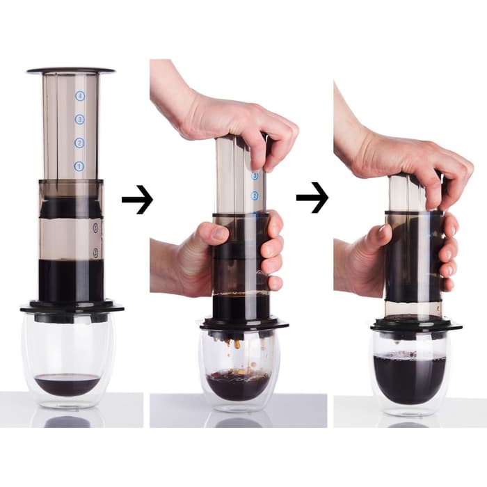 Aeropress Coffee Maker 1-4 Cups pembuat kopi terbaik dan termudah - Image 3