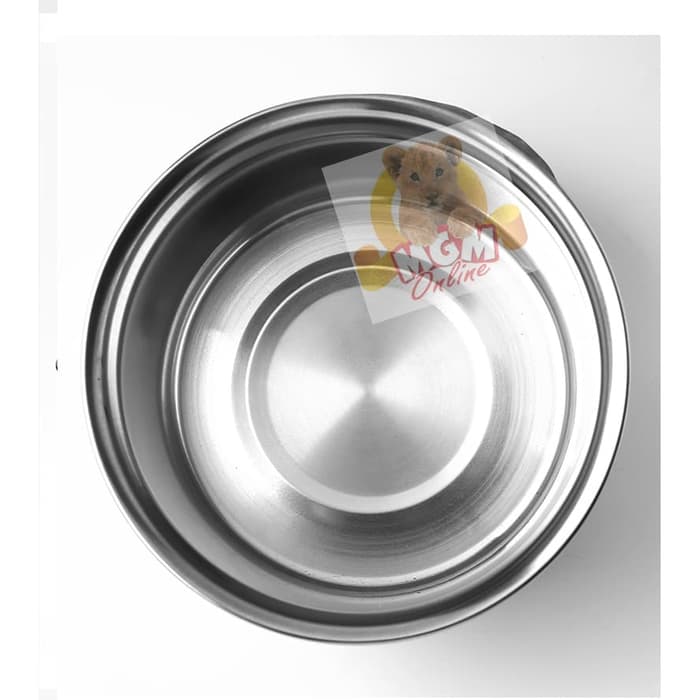 20cm Bulat Food pan prasmanan Stainless foodpan bulat Tinggi 10.5CM - Image 3