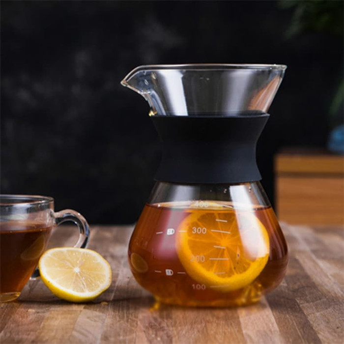 400ml Chemex v60 drip decanter with silicon grip pour over Coffee 2185 - Image 4