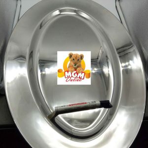 ( Made in Korea ) PIRING SAJI STAINLESS OVAL JUMBO Tebal 63CM