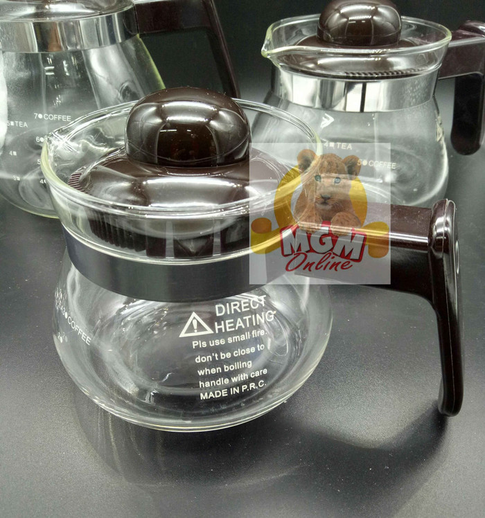 Coffee Pot Kaca DIRECT HEATING 7cups / Teko kopi Teko teh kaca - Image 3