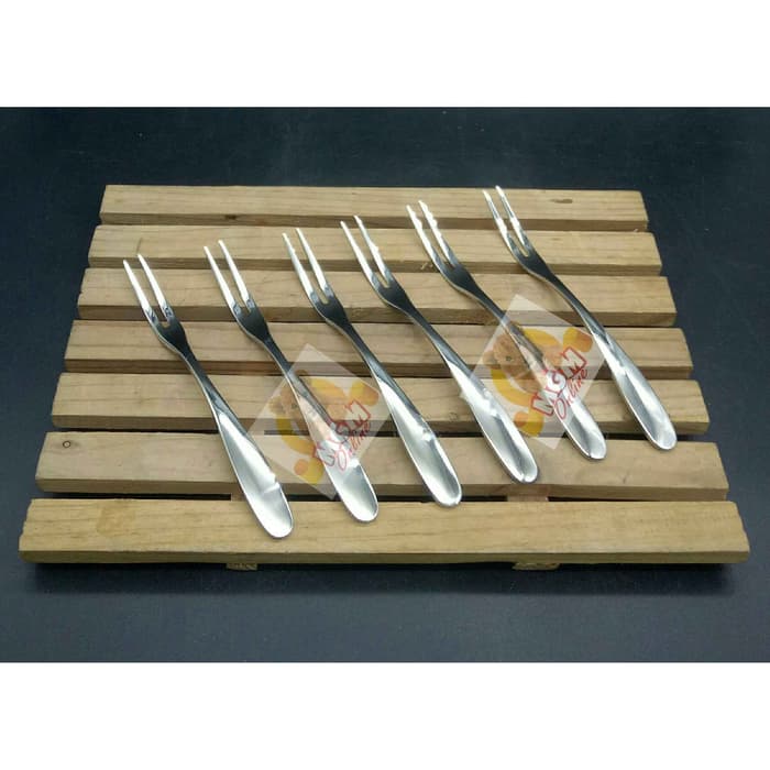 Garpu buah Hotel 12cm Stainless Steel 18-10 garpu mini stainless 2537