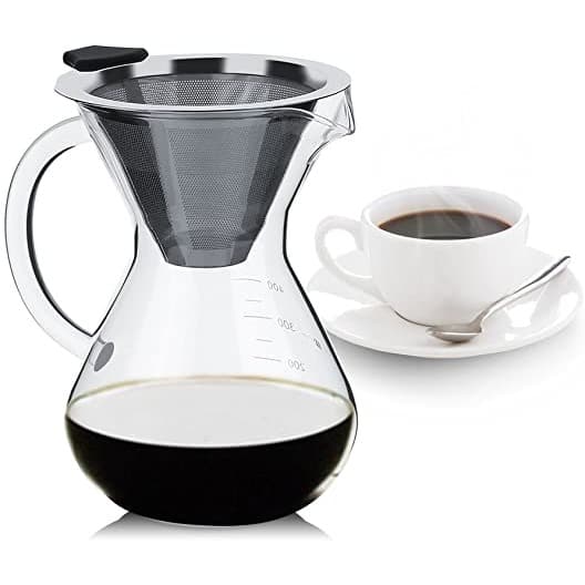 800ml Chemex glass handle + FREE Stainless Steel Paperless Filter 2236