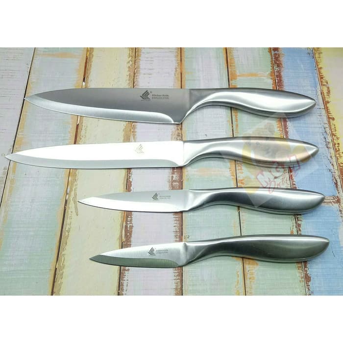 FULL STAINLESS Pisau Dapur 3.5inch Paring Knife Tebal FULL stainless - Image 4