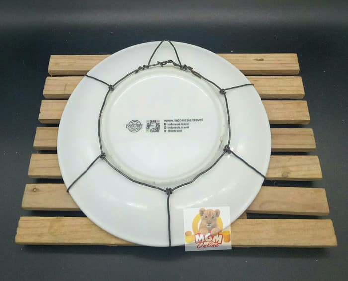 6inch Pajangan Piring Indonesia oleh2 / Piring Negara Indonesia Wonderful - Image 2