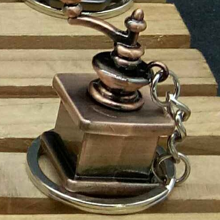 Gantungan kunci TEBAL alat2 kopi gooseneck kettle moka pot kopi 2661 - Image 3