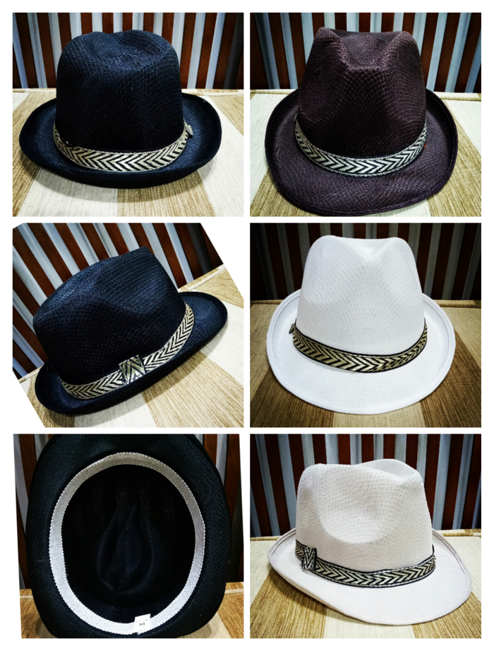 Topi Fedora Jazz motif & Polos / Topi Tompi / Topi Jazz unisex - Image 3