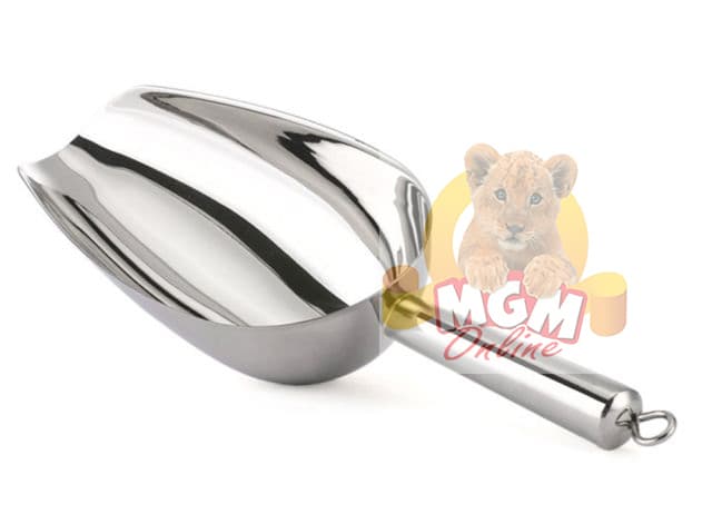 Sendok Skop Es Batu Stainless 8.5inch / 20CM ( Skop Beras / Skop Gula )