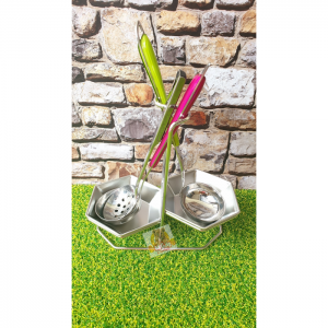 Irus Stand DOUBLE OCTAGON Tempat Irus berdiri stainless steel 2722