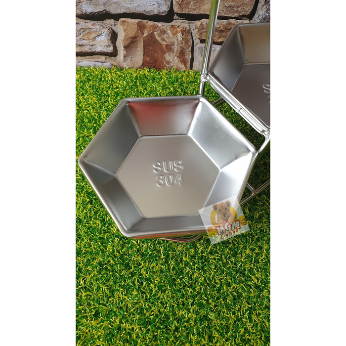 Irus Stand DOUBLE OCTAGON Tempat Irus berdiri stainless steel 2722 - Image 3