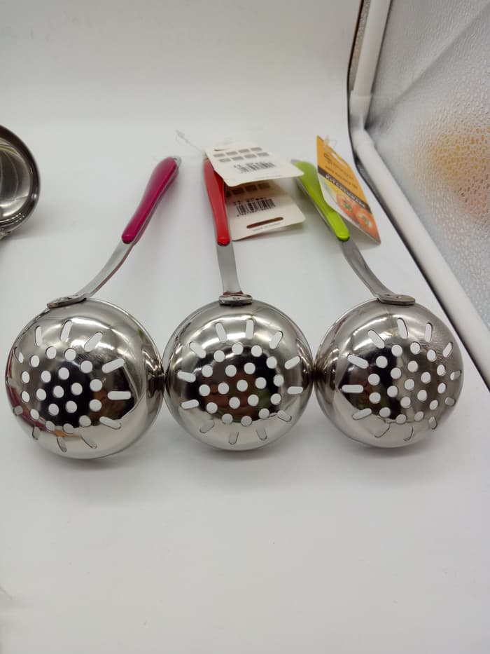 Irus Kuah Sendok Kuah Sendok Shabu Shabu Stainless ( lubang)