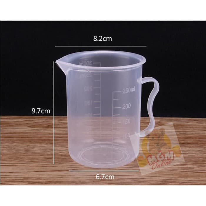 Gelas Ukur 300ml plastik / Cangkir Ukur 0.3L / Gelas Takaran 2715