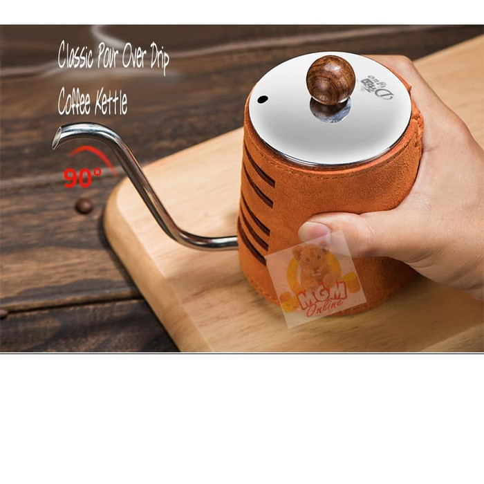 Teko Angsa Kulit 500ml tanpa Gagang / pour over coffee kettle 2485 - Image 3