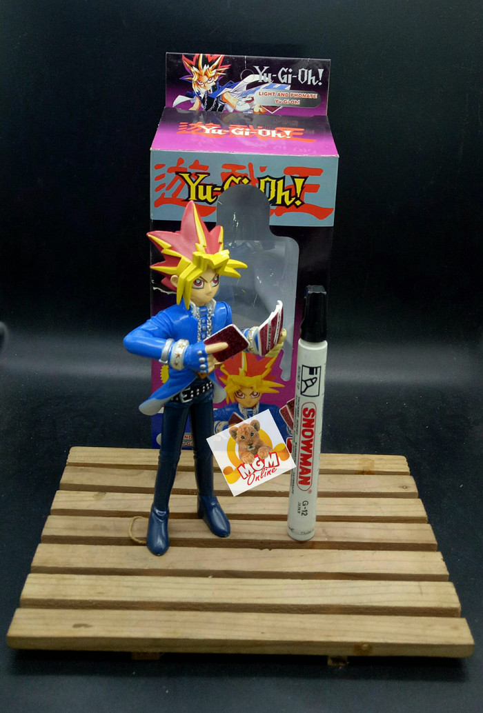 Figure Yugioh action / Topper Hiasan Kue Ulang Tahun Karakter kue Yugi - Image 2