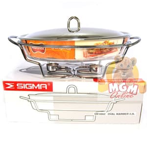 Prasmanan Pemanas Makanan Oval 3.2L SIGMA / Oval Food Warmer 3.2L - Image 2