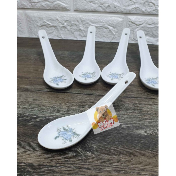 MOTIF Sendok bebek Keramik - sendok keramik bubur 12.5cm sendok bubur