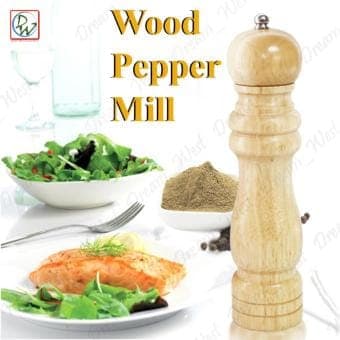 Gilingan Lada Merica Bumbu / Salt Pepper Mill Manual Grinder Kayu 8inch - Image 3