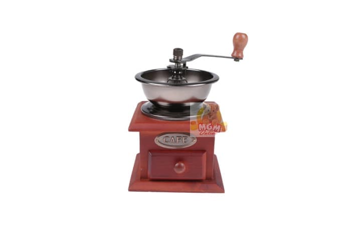 Gilingan Kopi manual / Manual Coffee Grinder Kayu Besar 12CMx12CM - Image 2