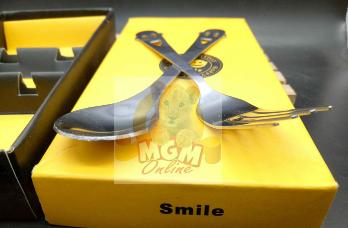 souvenir sendok garpu box / Sendok dan Garpu Set FREE KOTAK C9264 - Image 3
