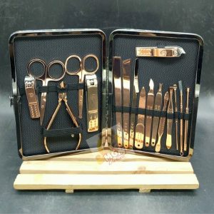 PREMIUM pedi medi Set Isi 17 Pcs - peralatan gunting kuku Lengkap 2681