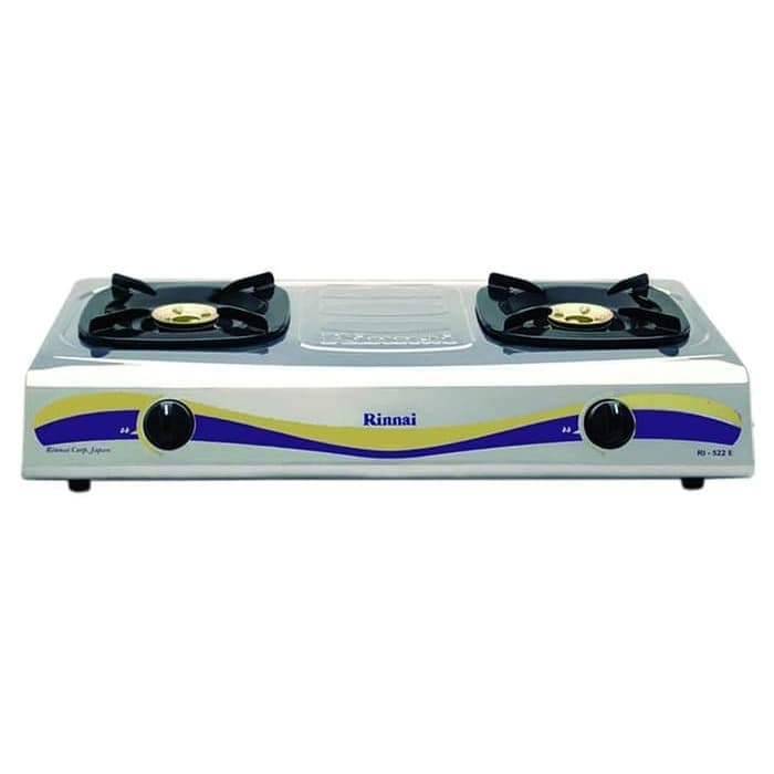 RI-522E Rinnai kompor Gas rinnai 2 tungku STAINLESS EDITION RI 522E - Image 4