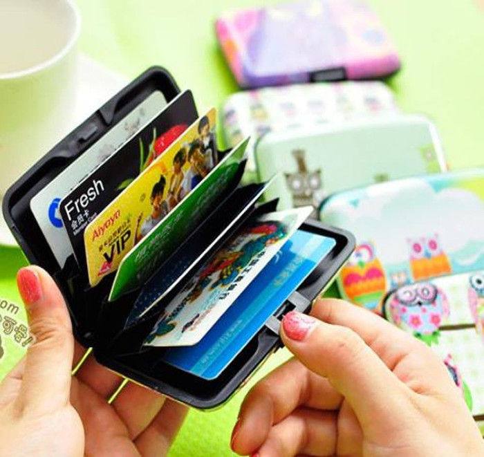 Kartu Kredit Wallet Dompet Aluminium Burung hantu / OWL - Image 2