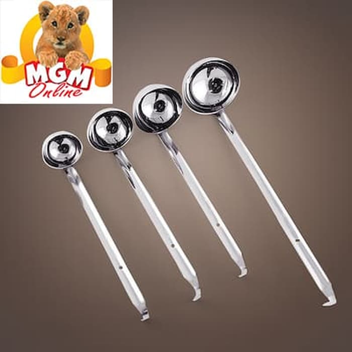 Irus Stainless ukur 600cc / Centong Bakso / Syrup Ladle / Soup Ladle - Image 2