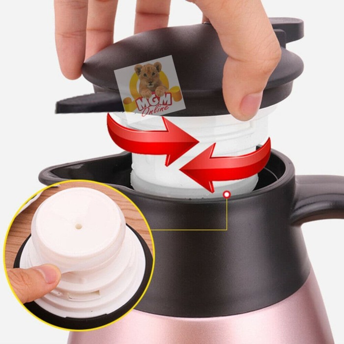 Termos Air panas tuang Full Stainless 1.5L / Vaccum Jug 1.5L / 1500ml - Image 3