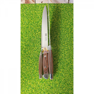 SPECIAL Kayu Handle Pisau Carving 8inch (20CM) Super Tajam Stainless 2726