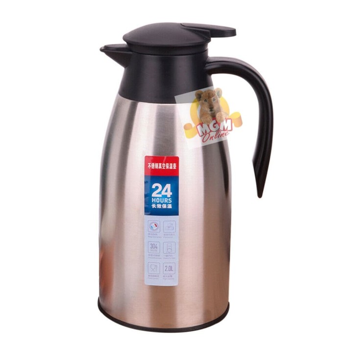 Termos Air panas tuang Full Stainless 2.0L / Vaccum Jug 2.0L / 2000ml - Image 5