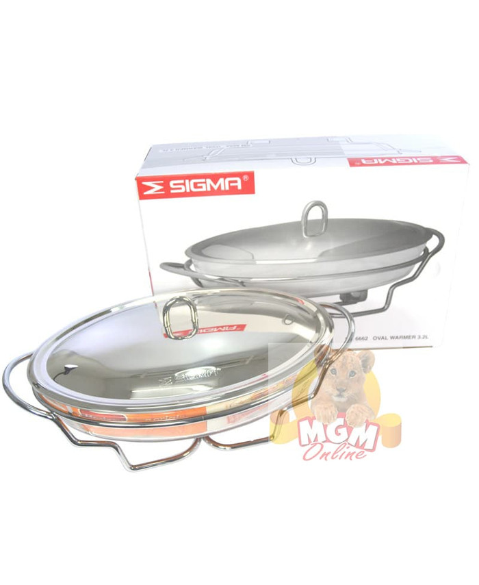 Prasmanan Pemanas Makanan Oval 3.2L SIGMA / Oval Food Warmer 3.2L