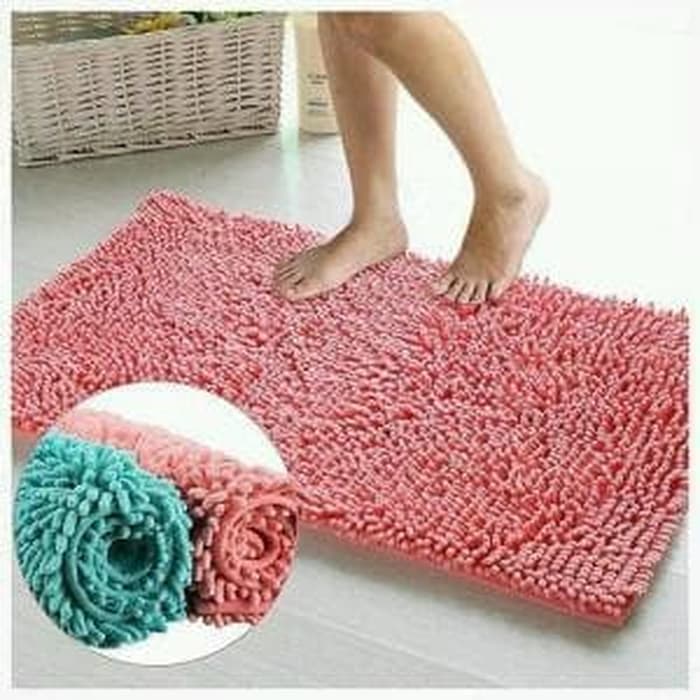 PREMIUM Keset Kaki Cendol ANTI SLIP 60cm x 40cm keset kaki microfiber - Image 2