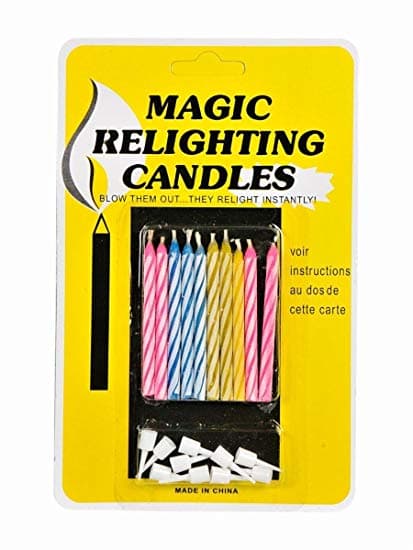Lilin Magic / Lilin Ajaib / Magic Candle / Lilin Tidak Bisa Mati 10pc - Image 3