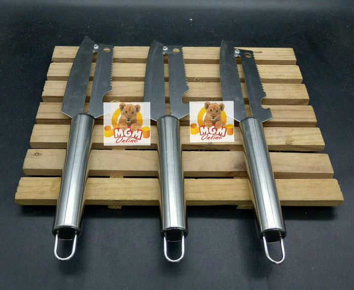 Stainless Tebal MAGIC Pisau 4in1 - Pisau & Peeler & Buka Botol & Serut - Image 2