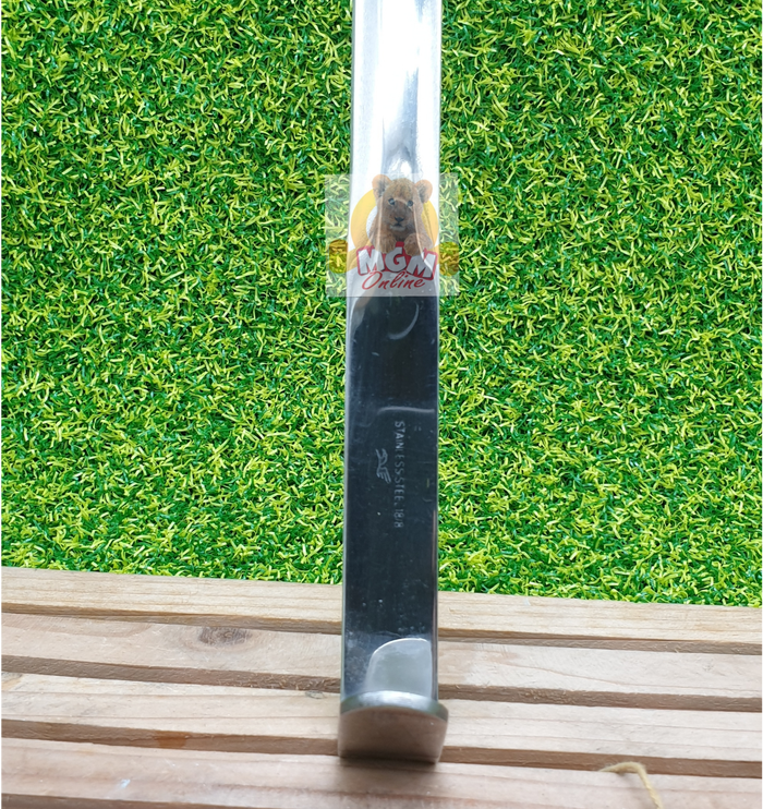 Sendok Prasmanan Panjang 33CM Stainless Tekuk agar tdk jatuh (Lubang) - Image 4