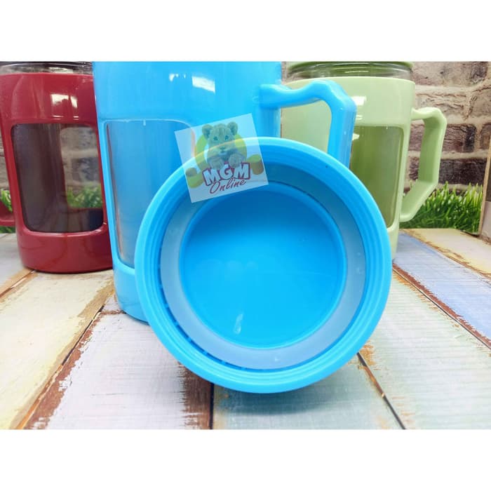 Platinum Gelas kaca gagang 500ml & Lapisan plastik keren - Image 2
