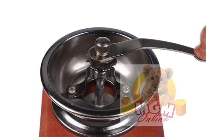 Gilingan Kopi manual / Manual Coffee Grinder Kayu Besar 12CMx12CM - Image 4