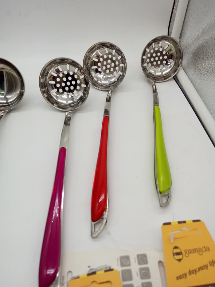 Irus Kuah Sendok Kuah Sendok Shabu Shabu Stainless ( lubang) - Image 3