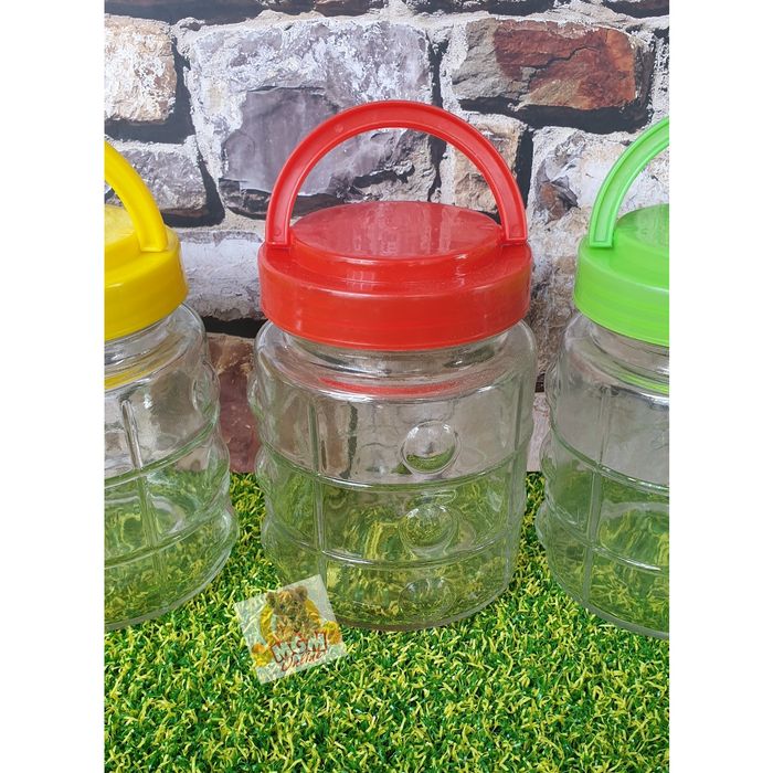 Mini Jadul toples kaca 350ml dengan tutup dapat dicantel - Image 3